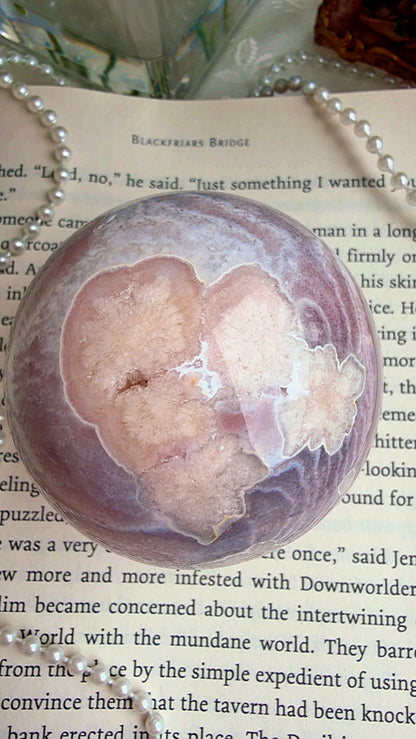 Flower Agate Sphere