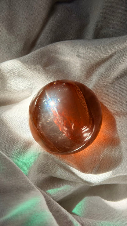 Brown Rose Quartz Hematite