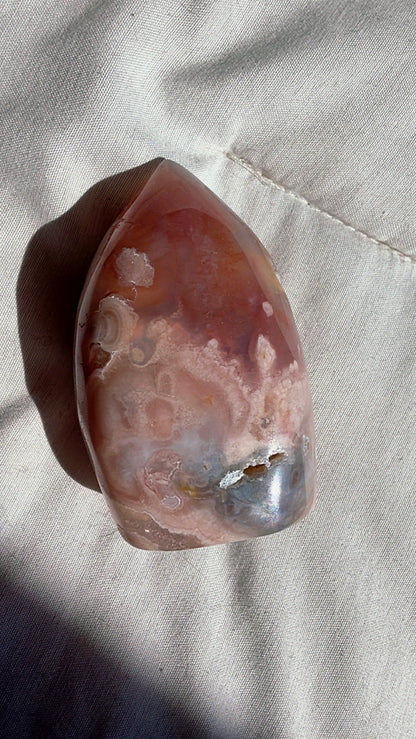Carnelian Flower Agate Freeform