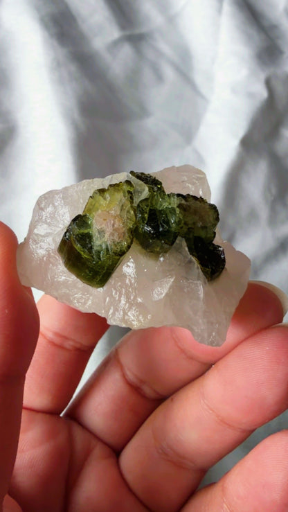 Green Tourmaline Citrine