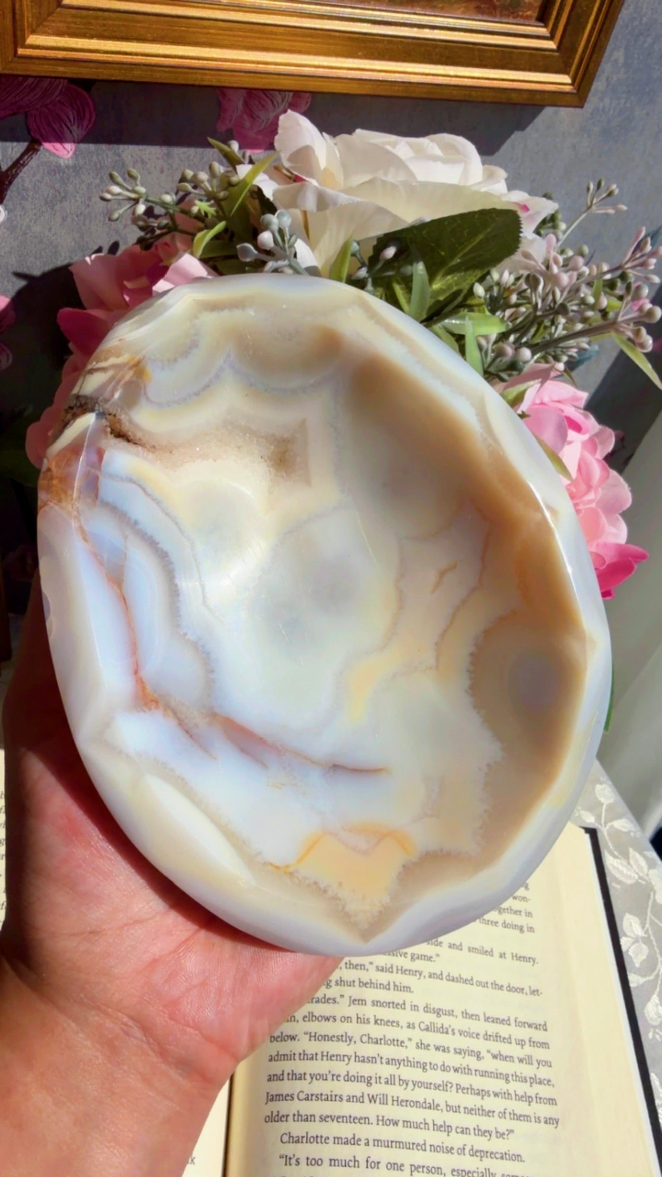 Flower Agate Bowl