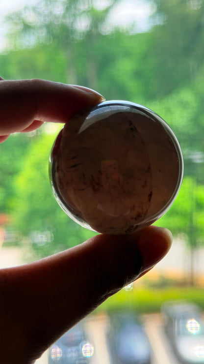 Brown Rose Quartz Hematite