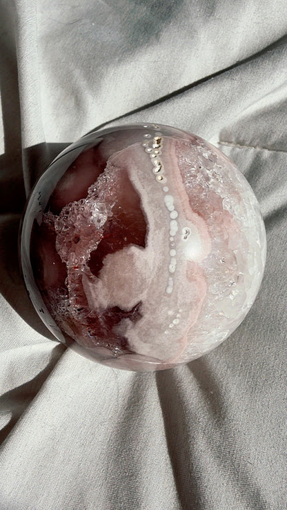 Flower Agate Sphere