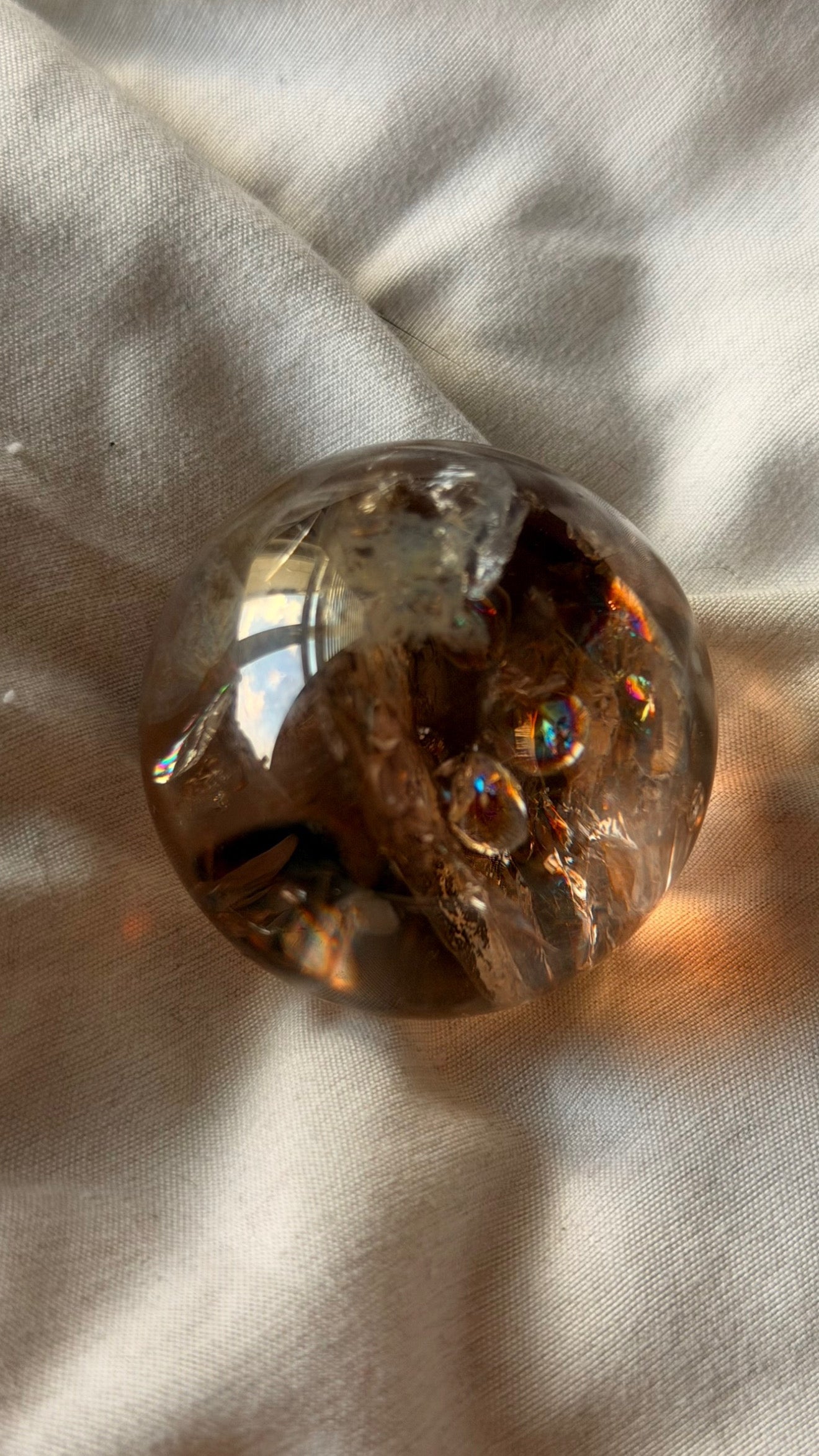 Rainbow Smokey Citrine Quartz