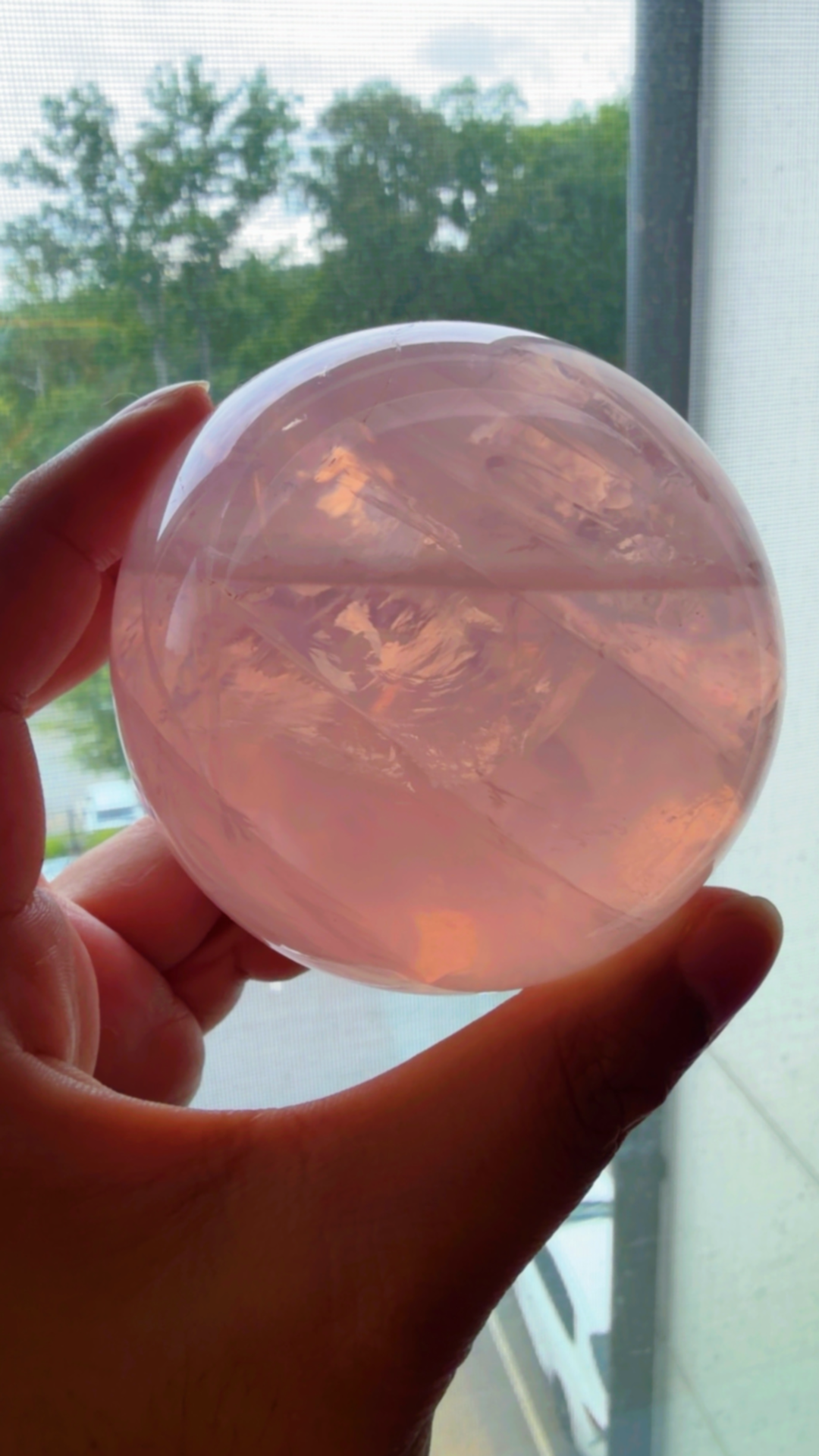 Rose Quartz Sphere