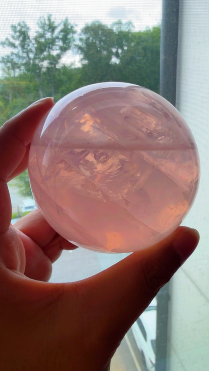 Rose Quartz Sphere