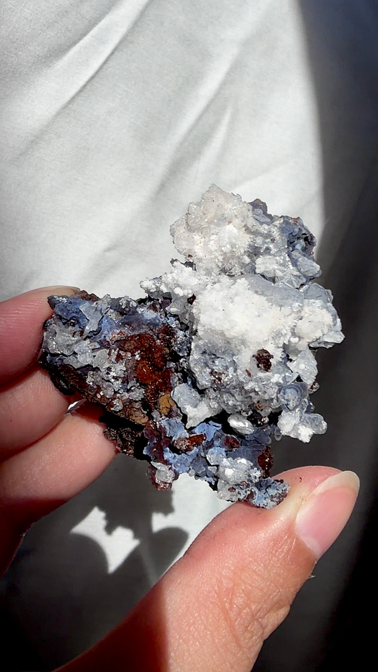 Blue Chalcedony Aragonite