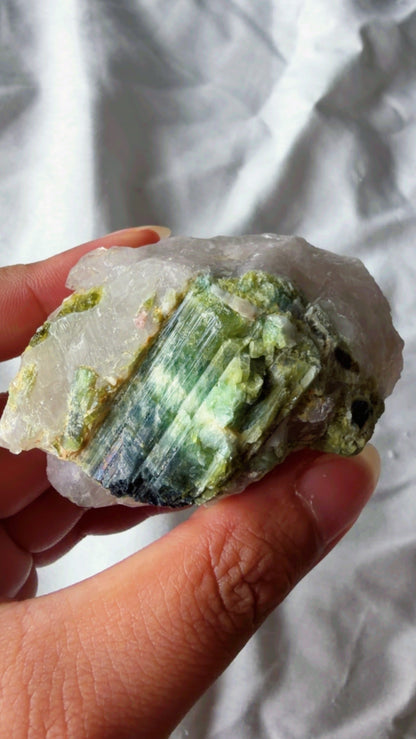 Green Tourmaline Citrine