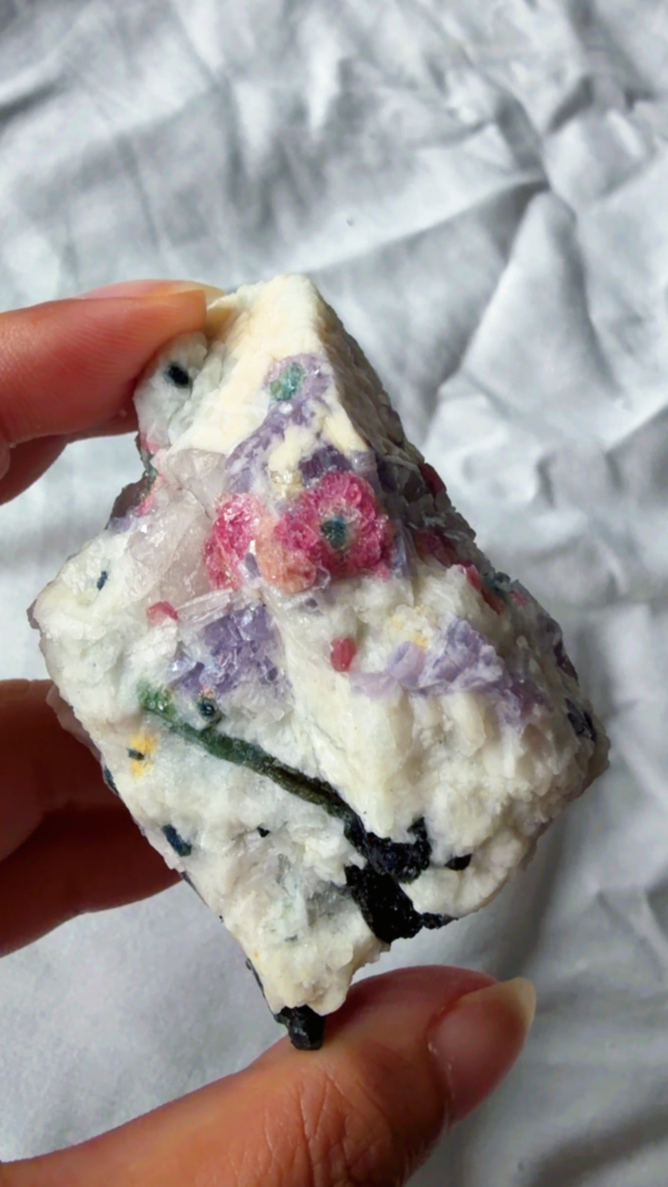Tourmaline Feldspar lepidolite