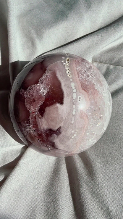 Flower Agate Sphere