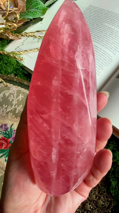 Brazil Rose Quartz Freeform