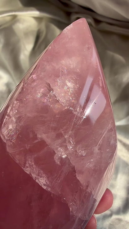 Brazil Rose Quartz Freeform