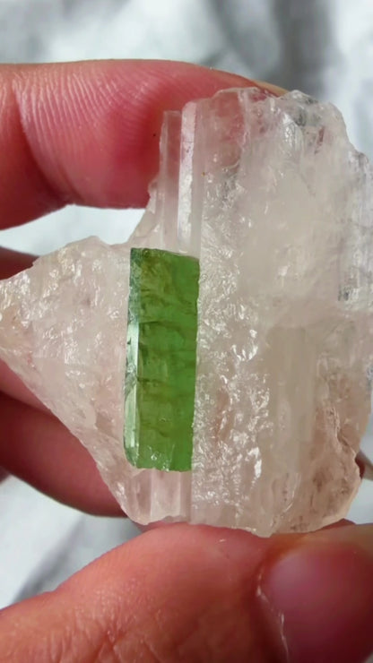 Green Tourmaline Citrine
