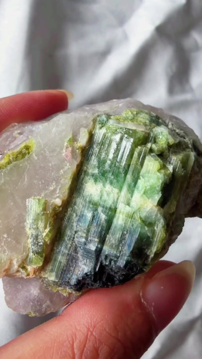 Green Tourmaline Citrine