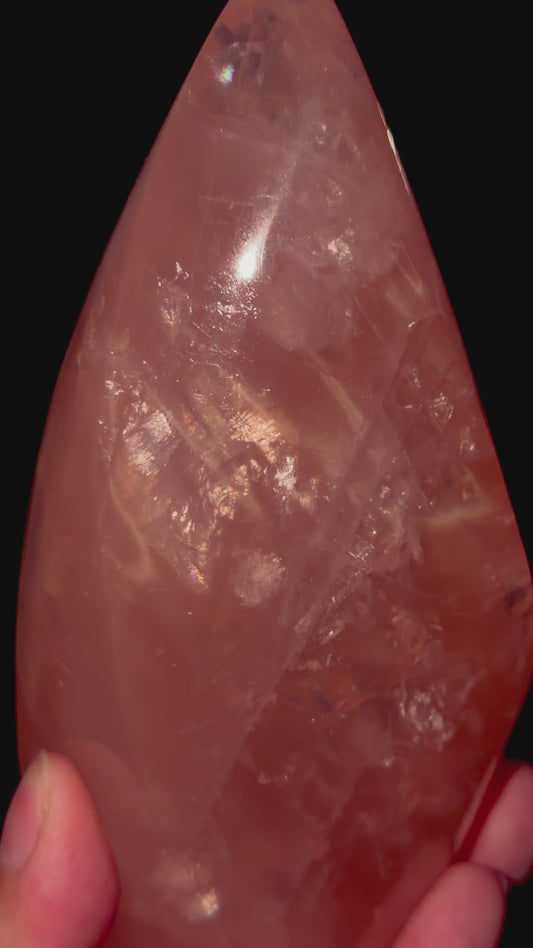 Brazil Rose Quartz Freeform