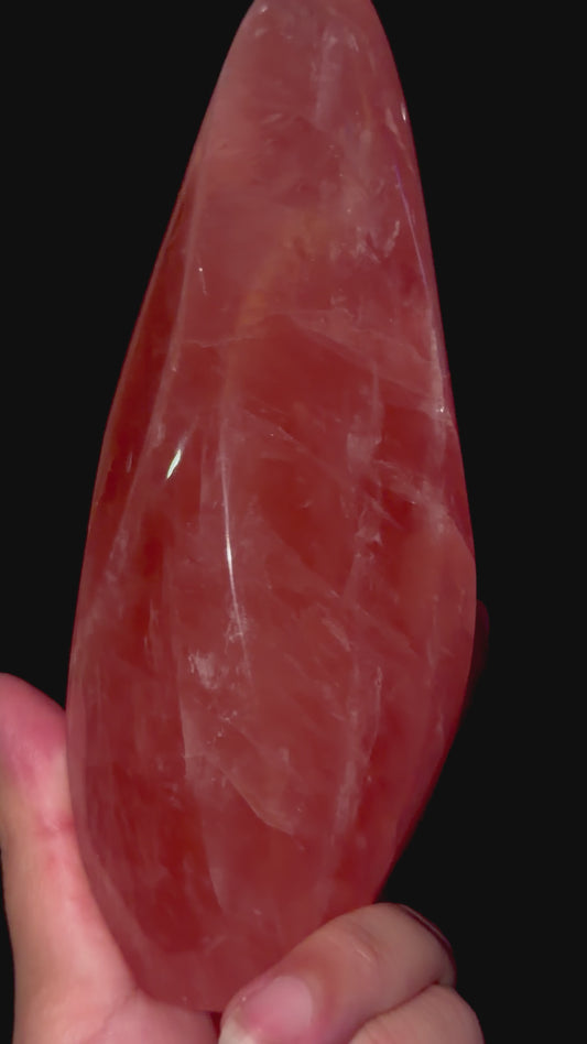 Brazil Rose Quartz Freeform