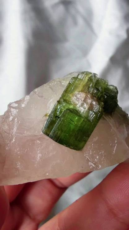 Green Tourmaline Citrine