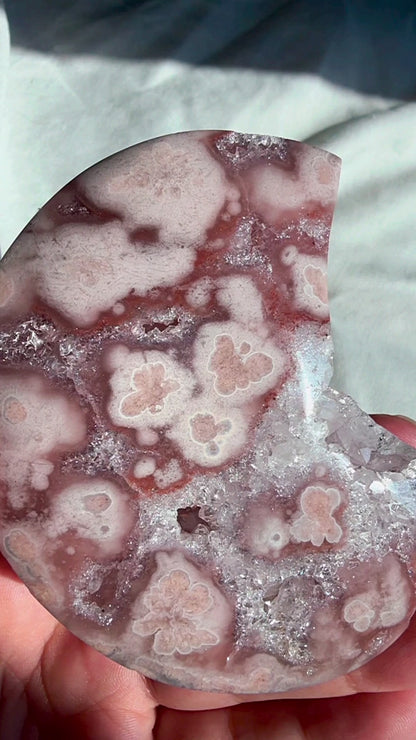 Flower Agate Moon