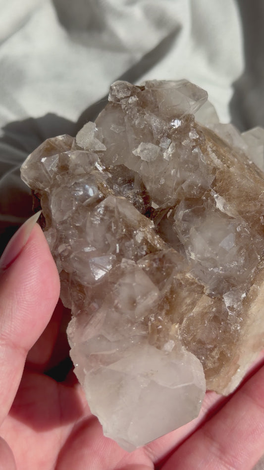 Cubic Calcite Diamond Apophyllite